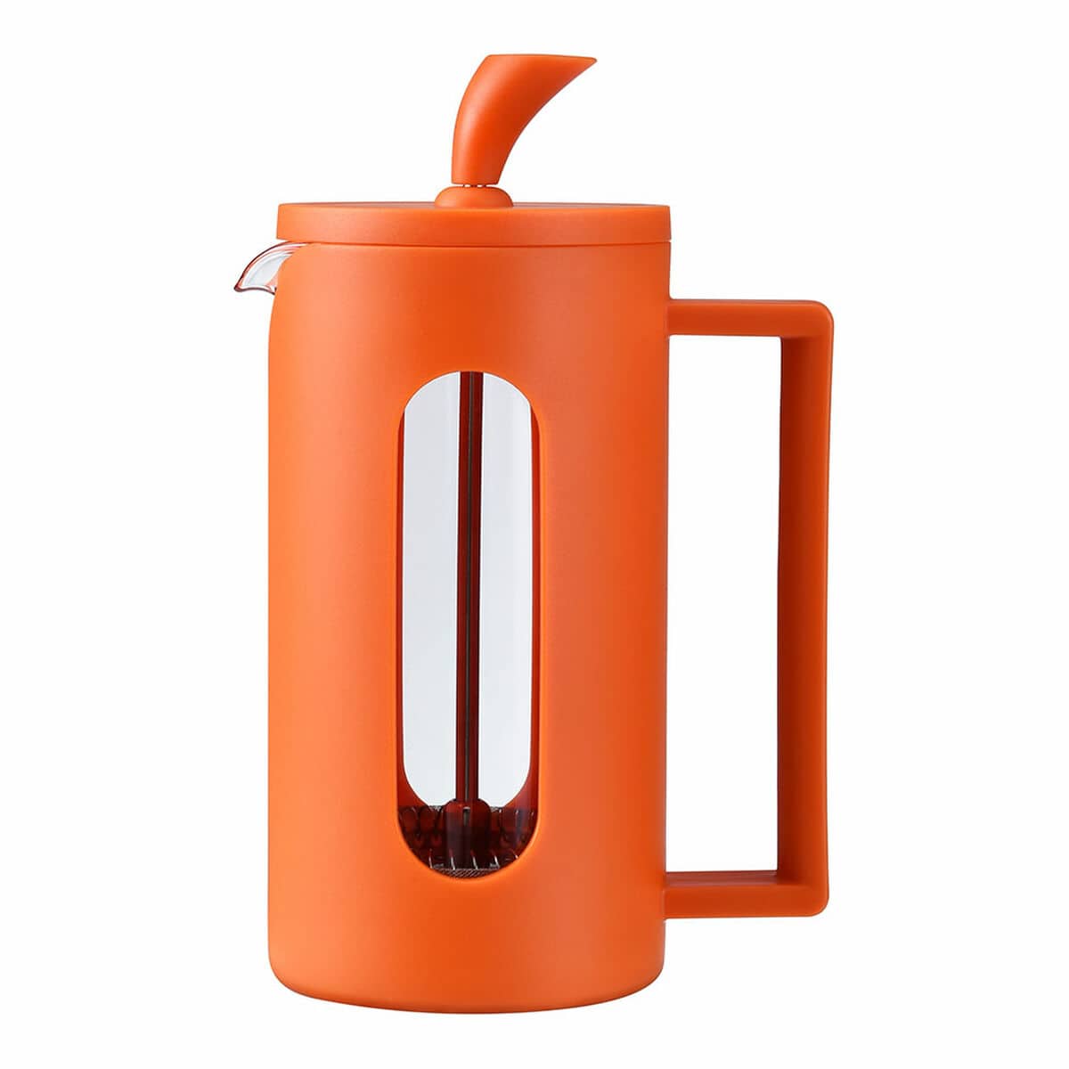 Theepot Oroley Oranje Roestvrij staal Borosilicaatglas 350 ml | Huisbest.nl