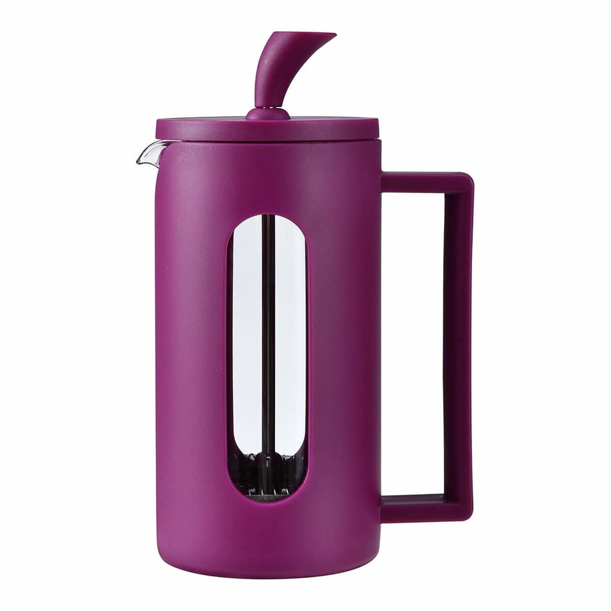 Theepot Oroley Aubergine Roestvrij staal Borosilicaatglas 350 ml | Huisbest.nl