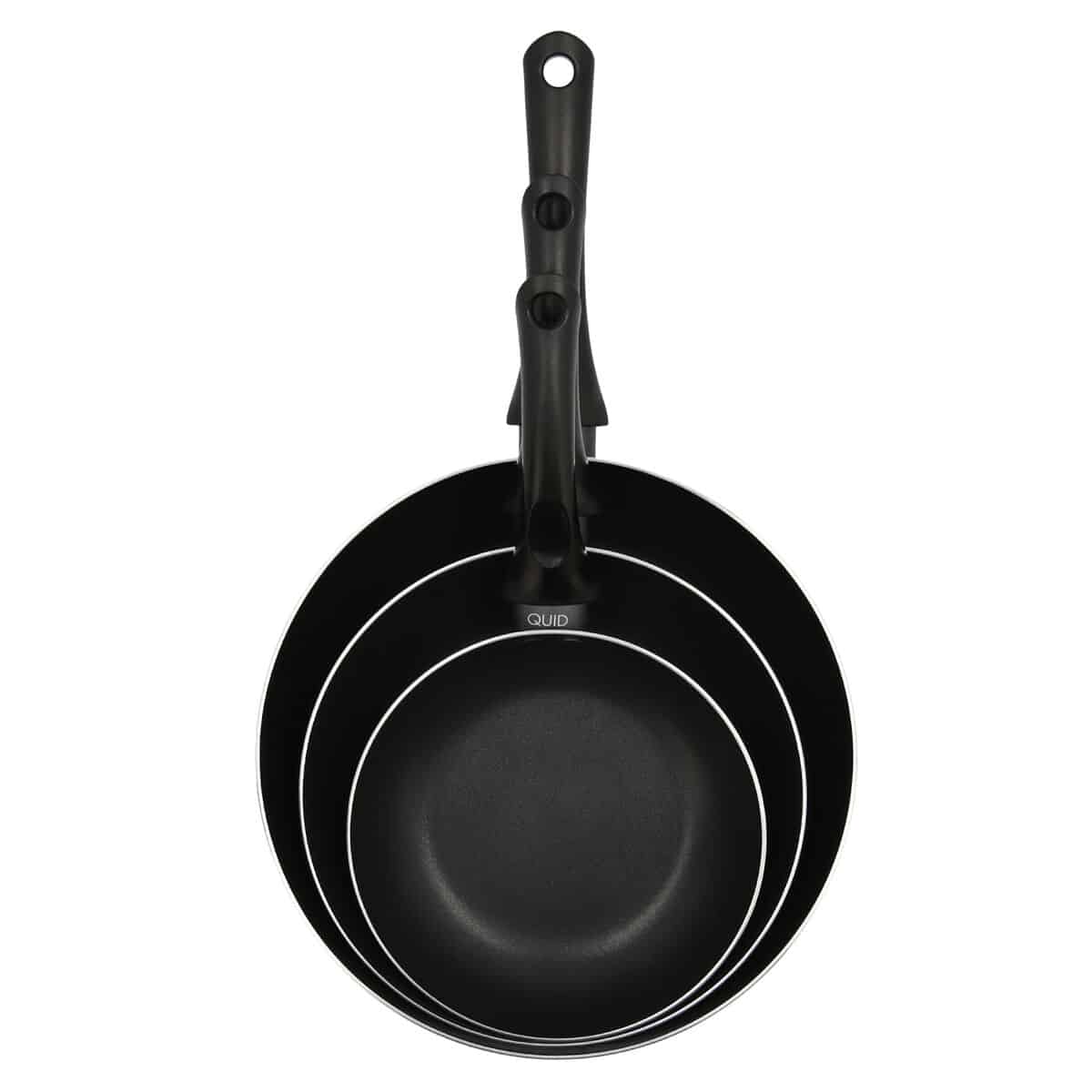 Pannenset Quid Country Gestampt aluminium Blauw Bakeliet (3 Onderdelen) | Huisbest.nl