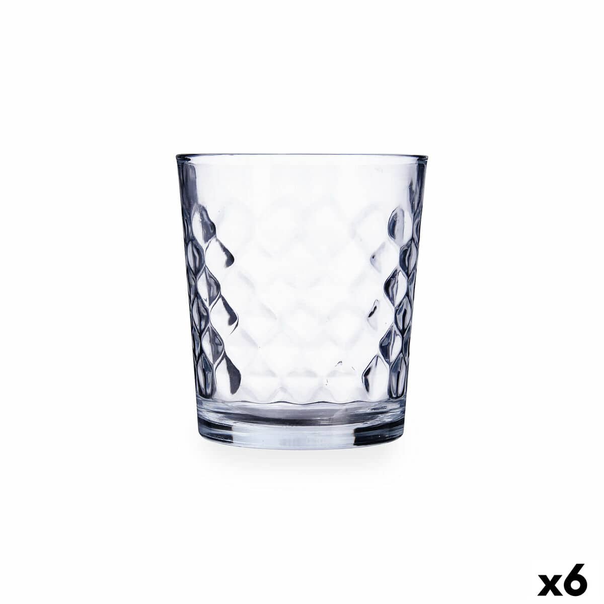 Glas Quid Diamond Urban Transparant Glas 360 ml (6 Stuks) | Huisbest.nl