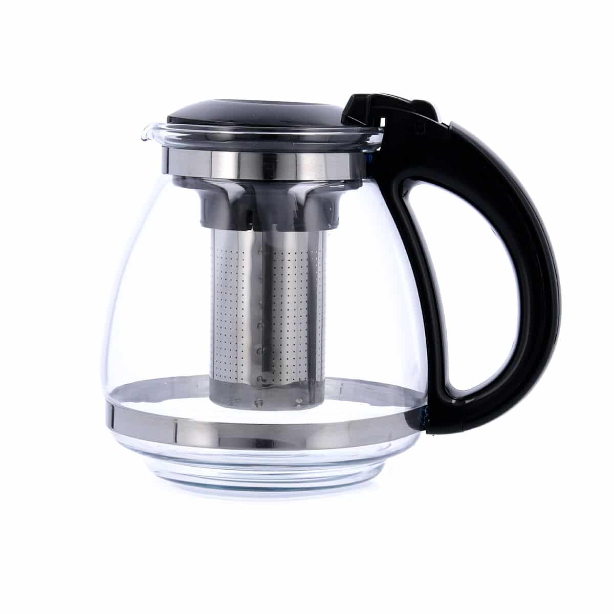 Theepot Quid Serenia Transparant Glas Roestvrij staal 1