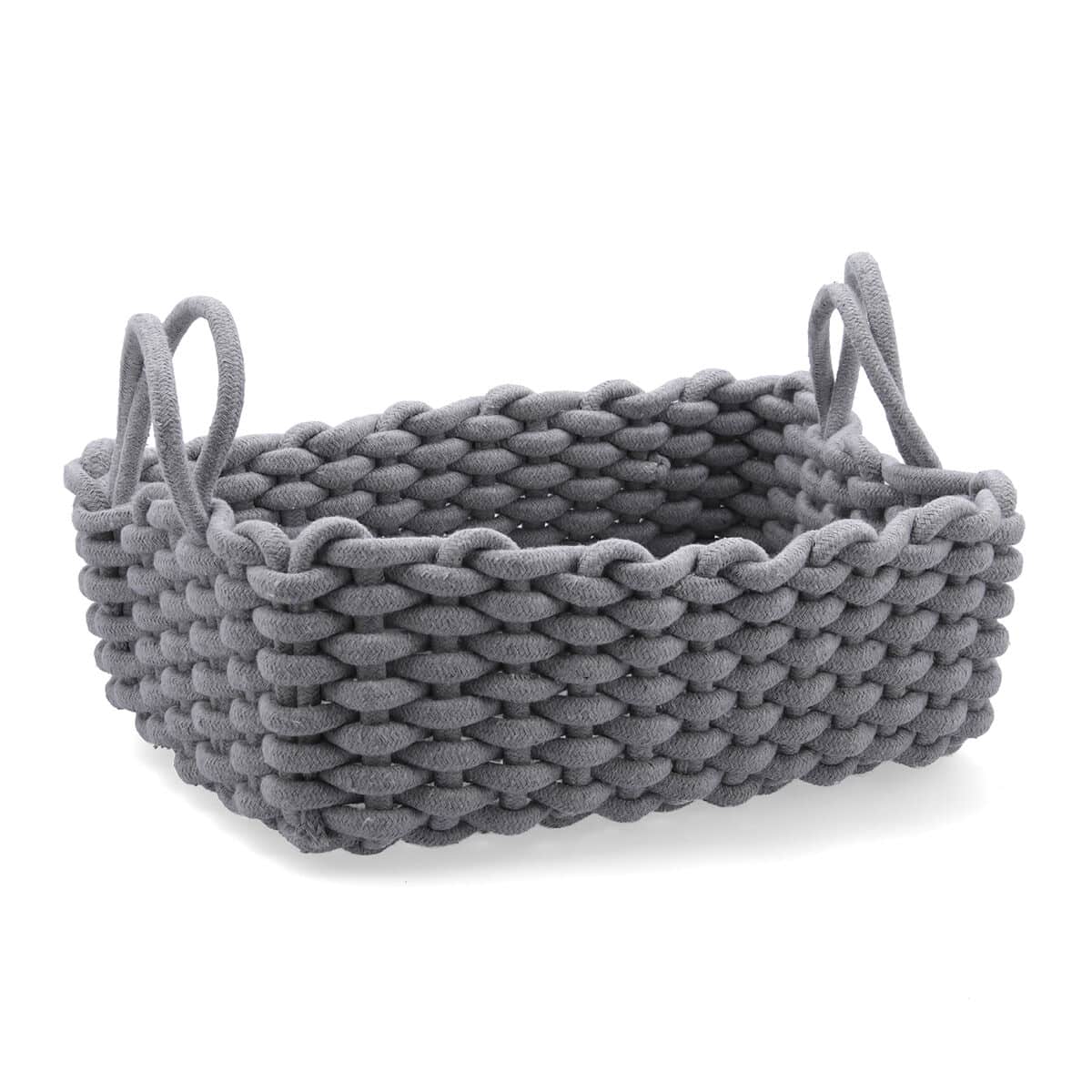 Veelzijdige mand Vinthera Moa Katoen 35 x 25 x 13 cm | Huisbest.nl