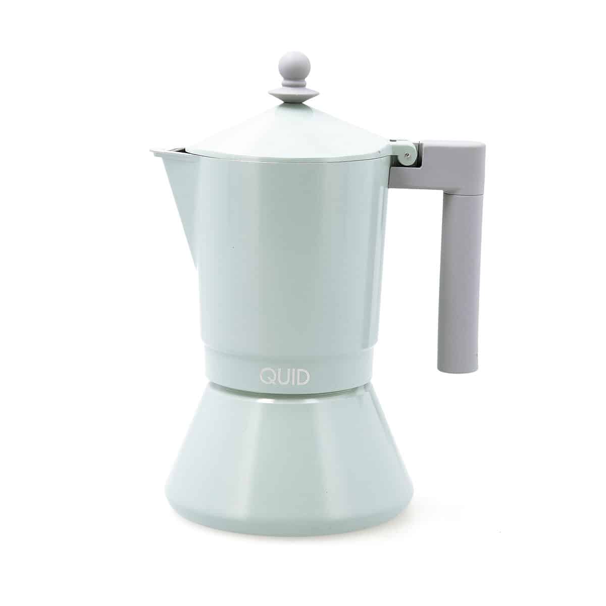 Italiaanse Koffiepot Quid Ozon Groen Metaal 9 Kopjes | Huisbest.nl