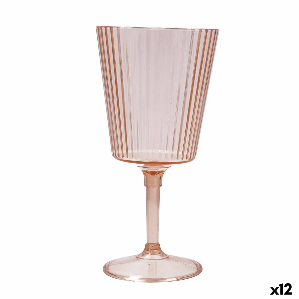 Fluitglas Quid Sunset Coral Koraal Plastic 400 ml (12 Stuks) | Huisbest.nl
