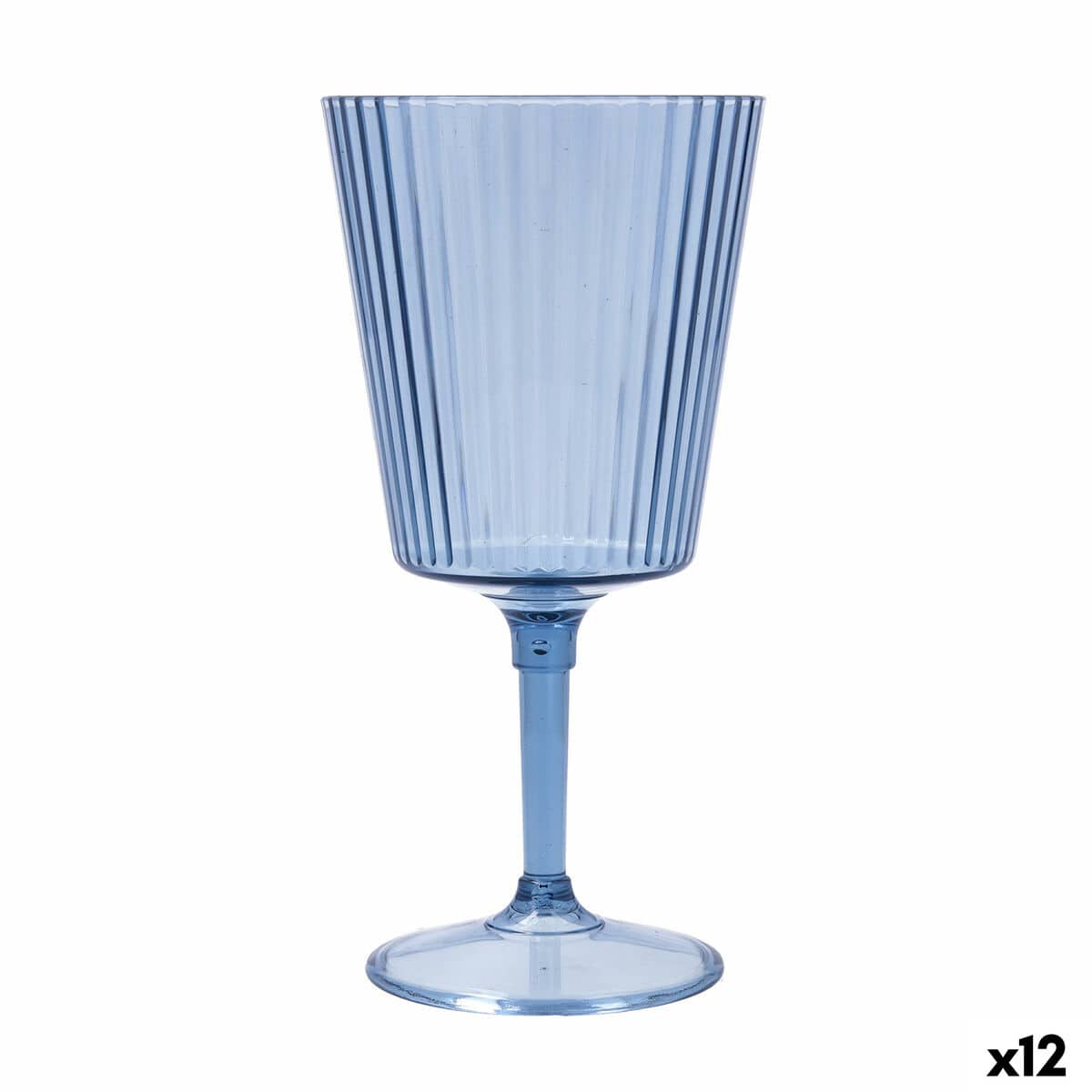 Fluitglas Quid Sunset Azul Blauw Plastic 400 ml (12 Stuks) | Huisbest.nl