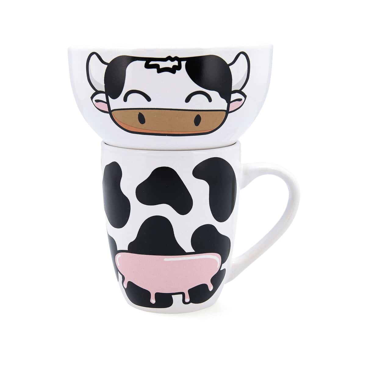 Mokkenset Quid Zoo Multicolour Keramisch Koe | Huisbest.nl