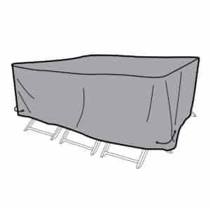 DKD Home Decor tafelbeschermhoes zwart 200x130x60 cm