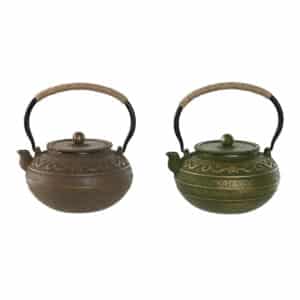 Theepot Home ESPRIT Bruin Groen Roestvrij staal Ijzer 1