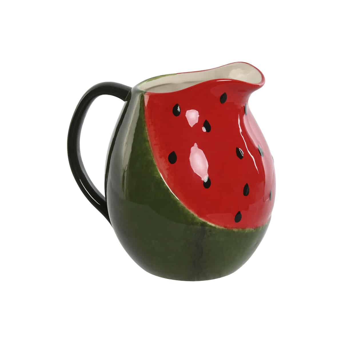 Kruik Home ESPRIT Rood Groen Keramiek Watermeloen Modern | Huisbest.nl