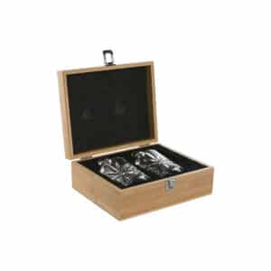 Whiskyset Home ESPRIT Natuurlijk Bamboe Kristal | Huisbest.nl