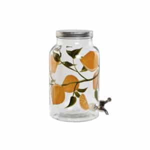 Water automaat Home ESPRIT Geel Metaal Siliconen Kristal ABS 18 x 24 x 30