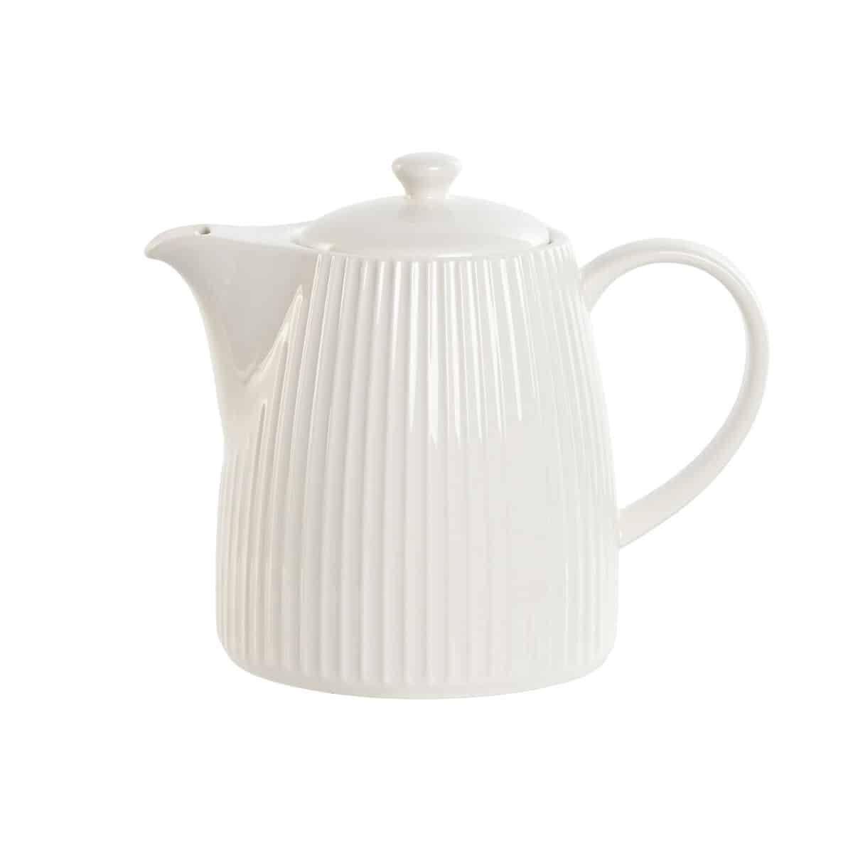 Theepot Home ESPRIT Wit Porselein 1 L | Huisbest.nl