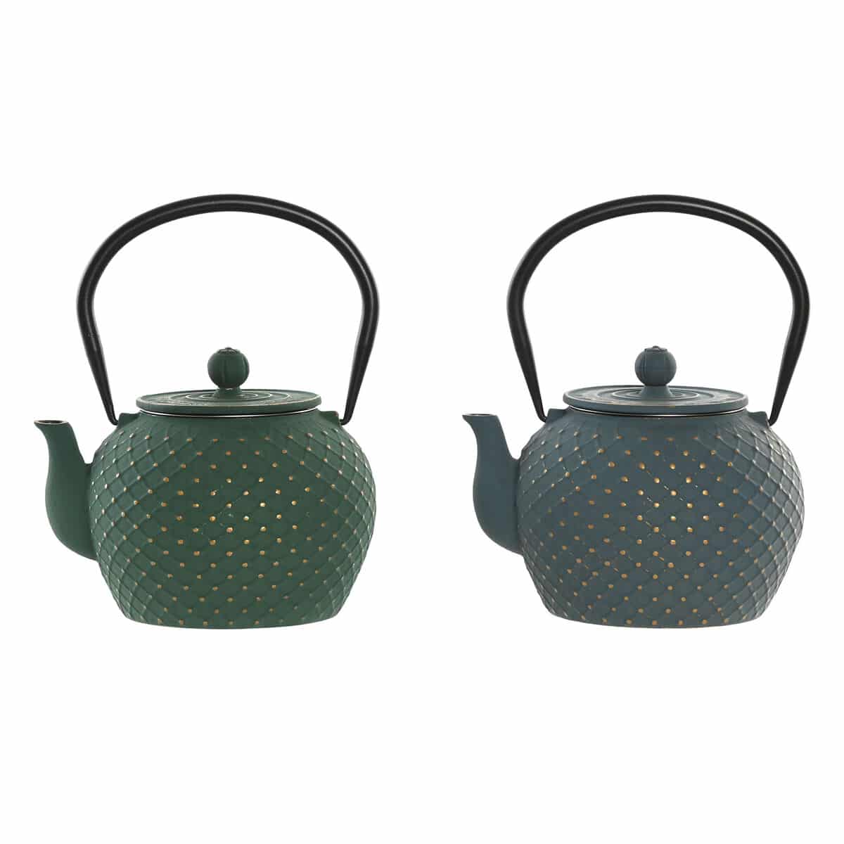 Theepot Home ESPRIT Blauw Groen Roestvrij staal Ijzer 1 L (2 Stuks) | Huisbest.nl