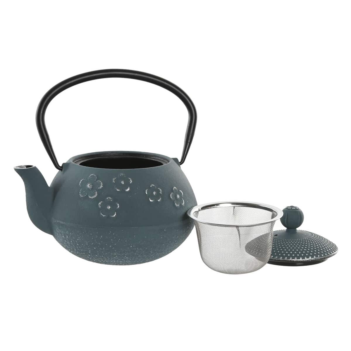 Theepot Home ESPRIT Blauw Roestvrij staal Ijzer 800 ml | Huisbest.nl