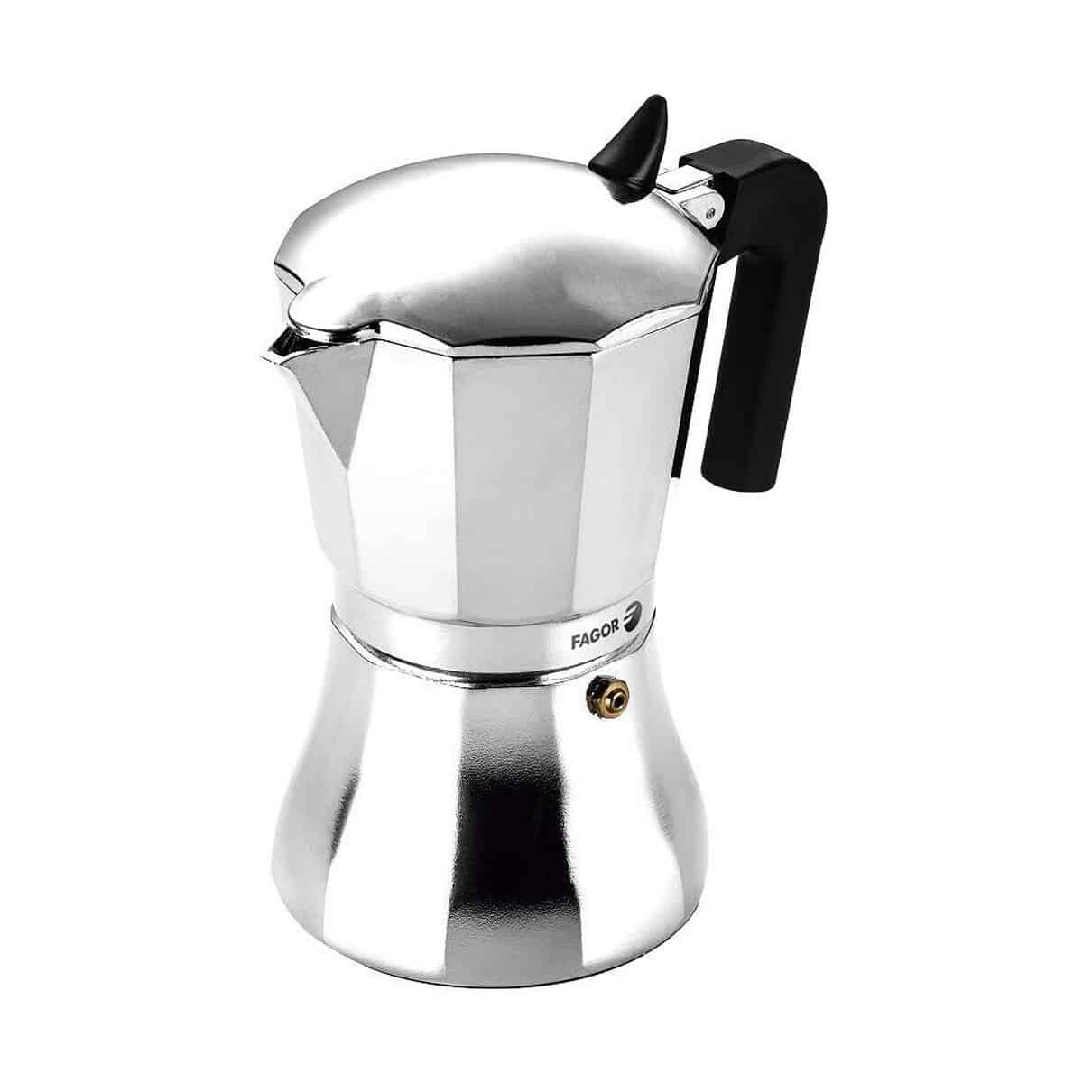 Italiaanse Koffiepot Fagor Staal Aluminium 6 Kopjes (1 Stuks) | Huisbest.nl