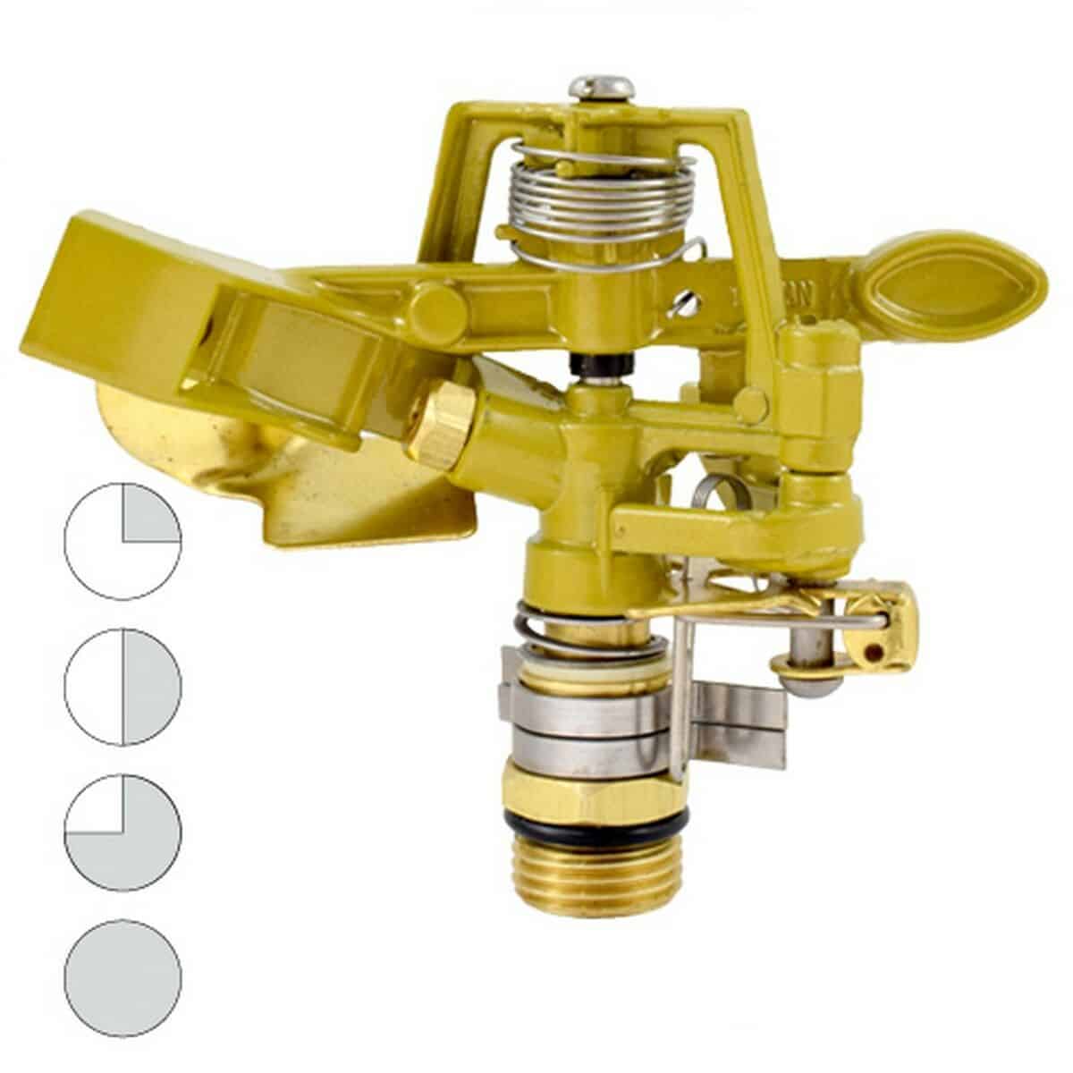 Watersprinkler Ferrestock Geel M1/2" metaal | Huisbest.nl