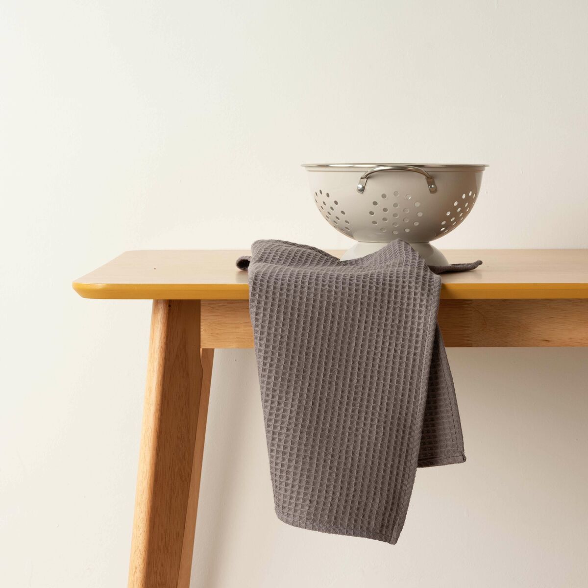 Keukendoek Belum Waffle Donkerbruin 45 x 70 cm | Huisbest.nl