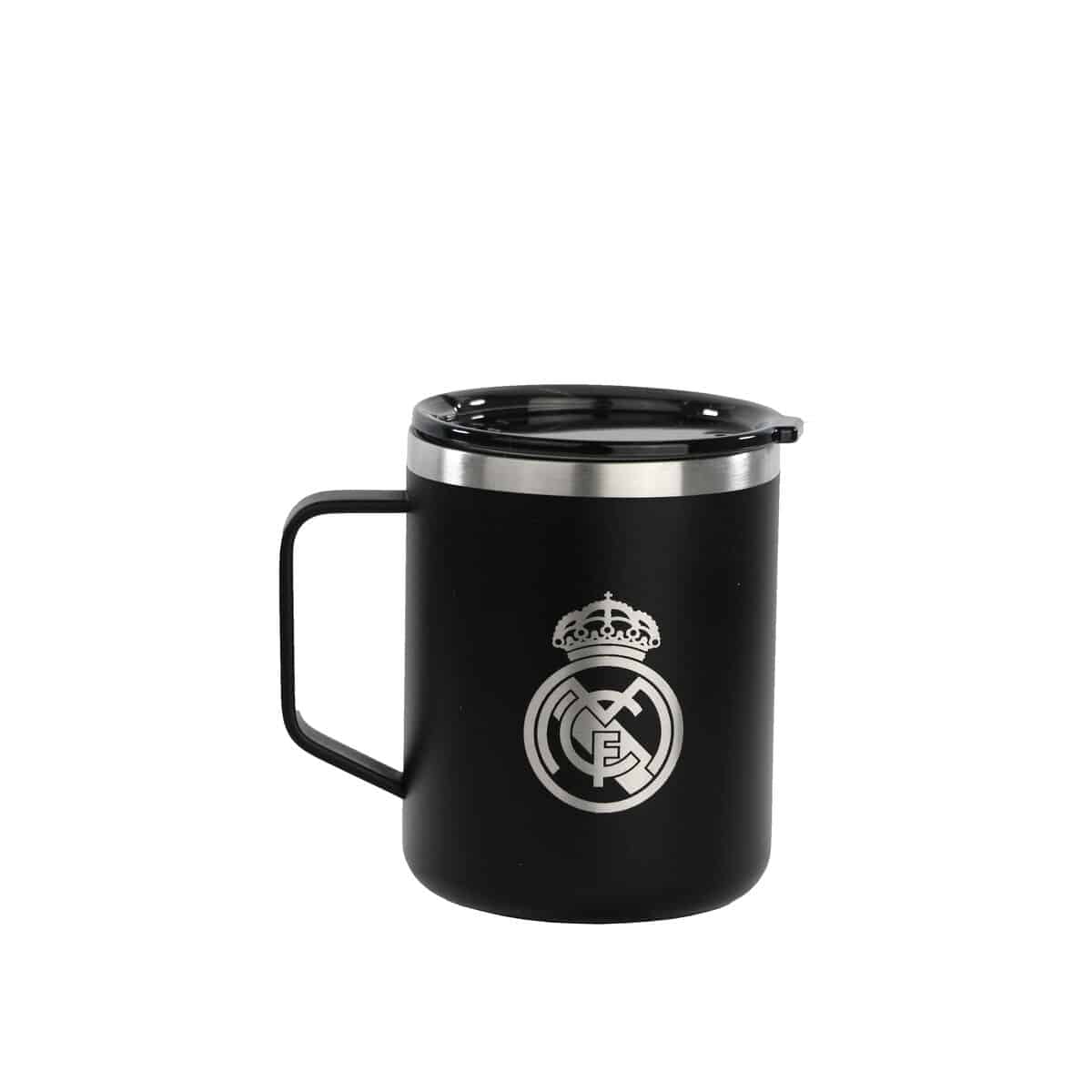 Thermische Beker met Deksel Real Madrid C.F. Marineblauw Roestvrij staal | Huisbest.nl