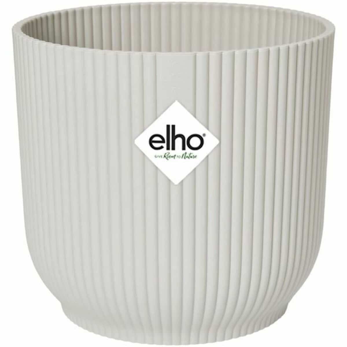 Bloempot Elho   Ø 25 cm Rond Wit Plastic | Huisbest.nl