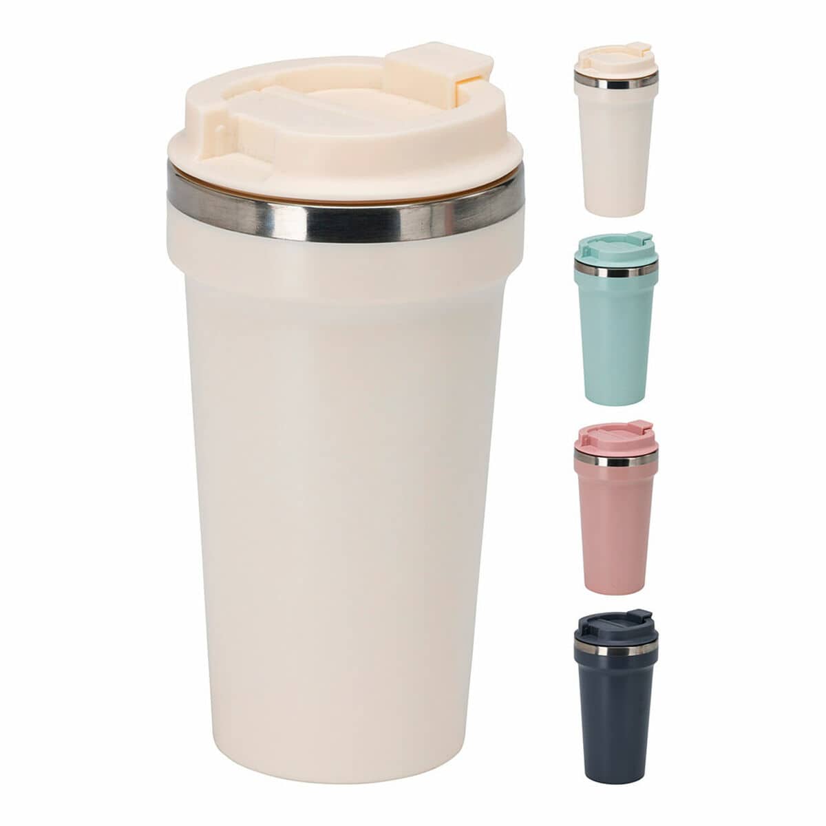 Glas met deksel Excellent Houseware 500 ml | Huisbest.nl