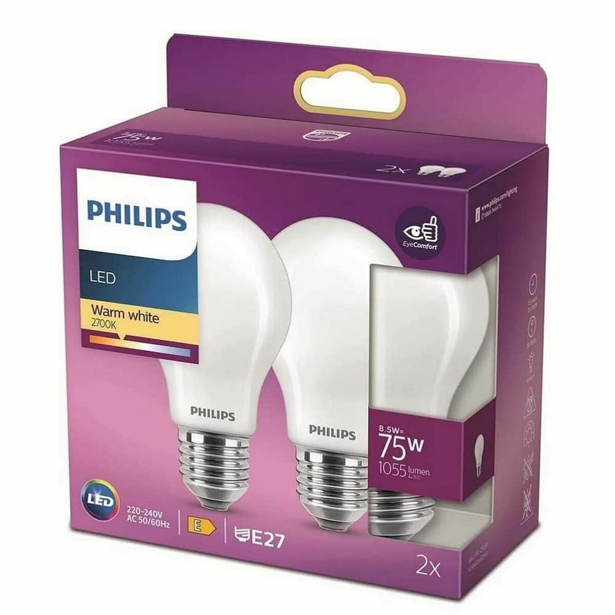 Ledlamp Philips Wit E27 | Huisbest.nl