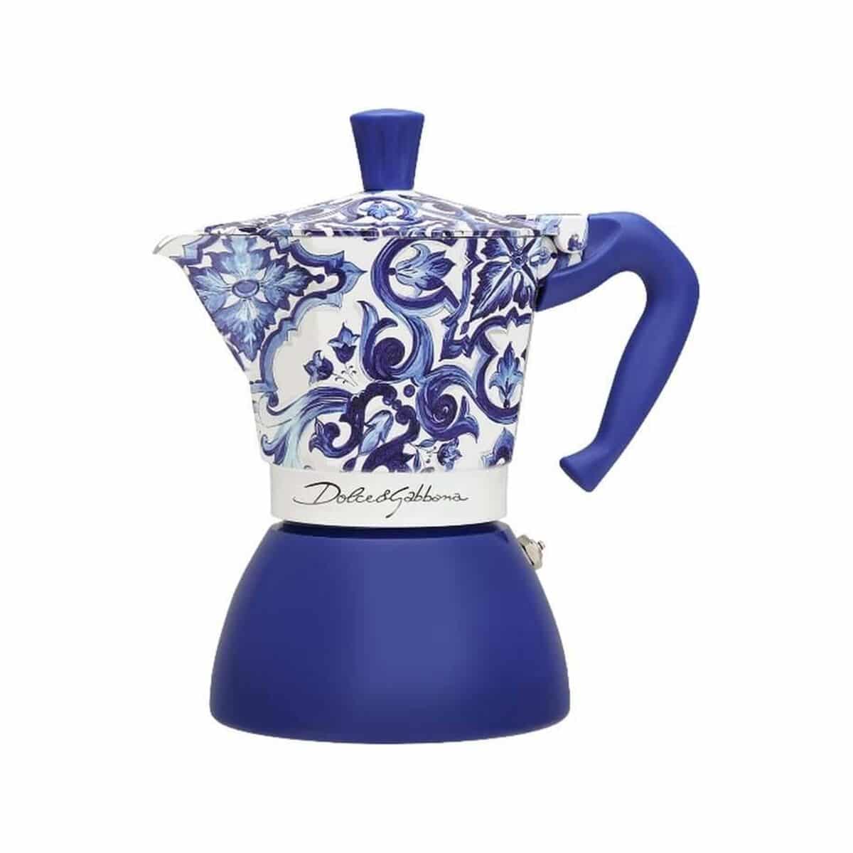 Italiaanse Koffiepot Bialetti D&G BLU MEDI 6T Blauw Aluminium 6 Kopjes | Huisbest.nl