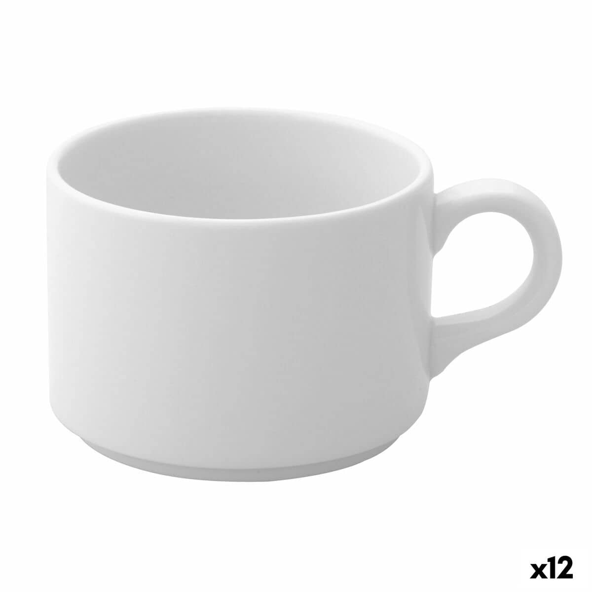 Theeglas en koffieglas Ariane Prime Wit 230 ml (12 Stuks) | Huisbest.nl