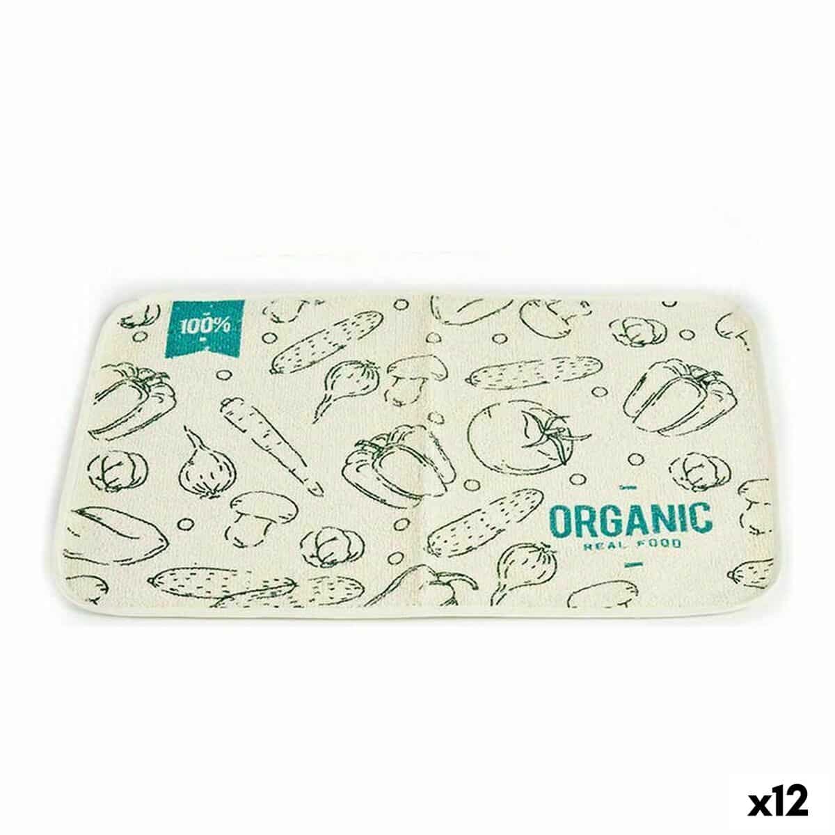 Individueel tafelkleed Kinvara 9999 Wit Groen 33 x 0