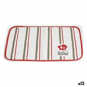 Placemat Kinvara Bon Appetit Wit Rood 33 x 0