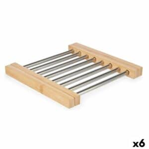 Placemat Kinvara 90951 Zilverkleurig Metaal Bamboe 36