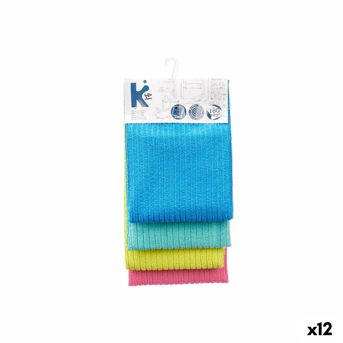 Set kleding Blauw Groen Roze Turkoois 40 x 60 cm (12 Stuks) | Huisbest.nl