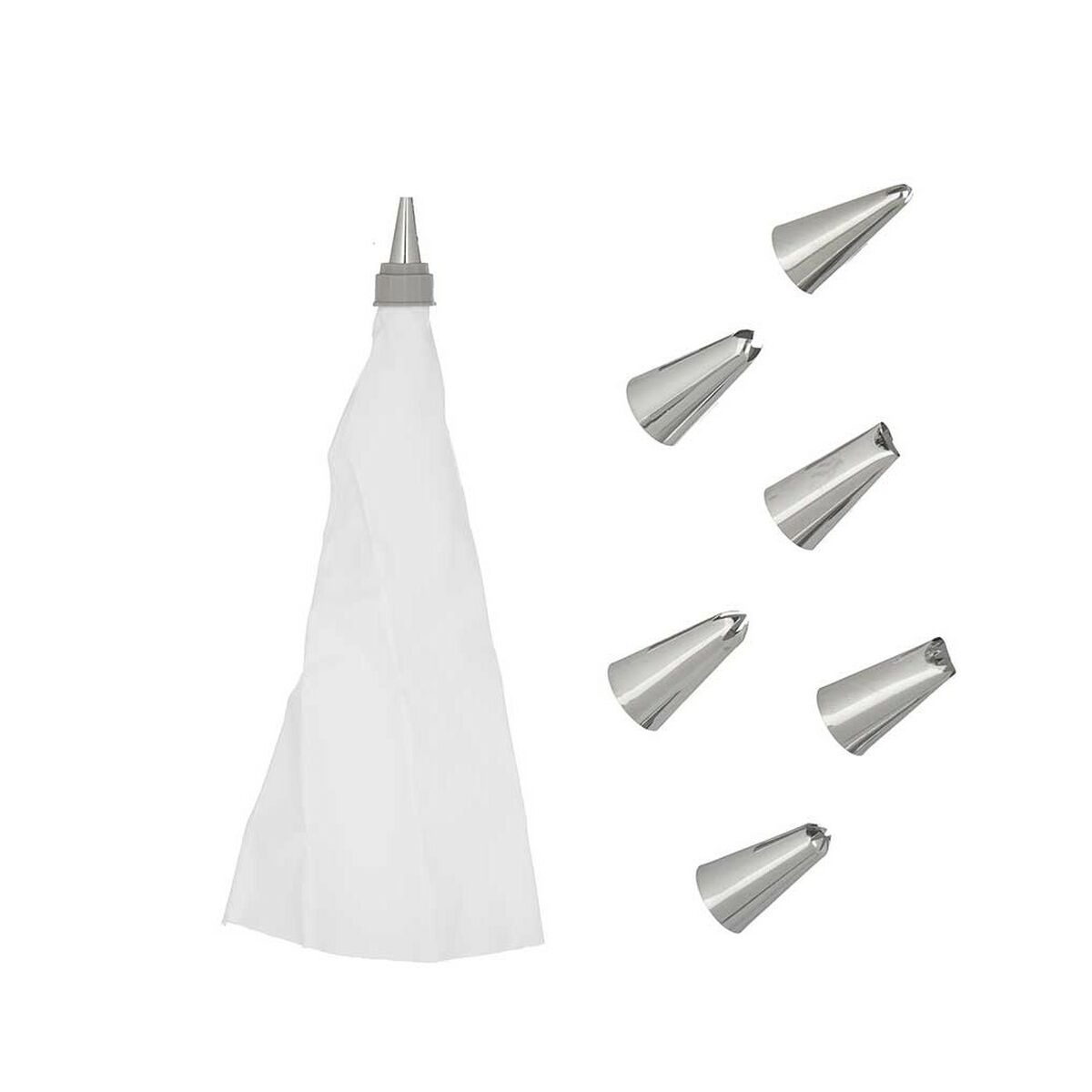 Gebaksspuitzak Kinvara KT213109 Wit (12 Stuks) | Huisbest.nl
