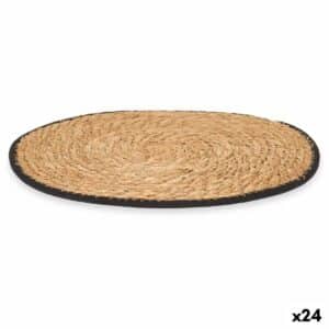 Placemat Zwart Katoen Zeealgen (24 Stuks) | Huisbest.nl