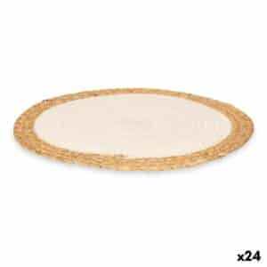 Placemat Kinvara TS23885-W Wit Katoen Zeealgen 35 x 0