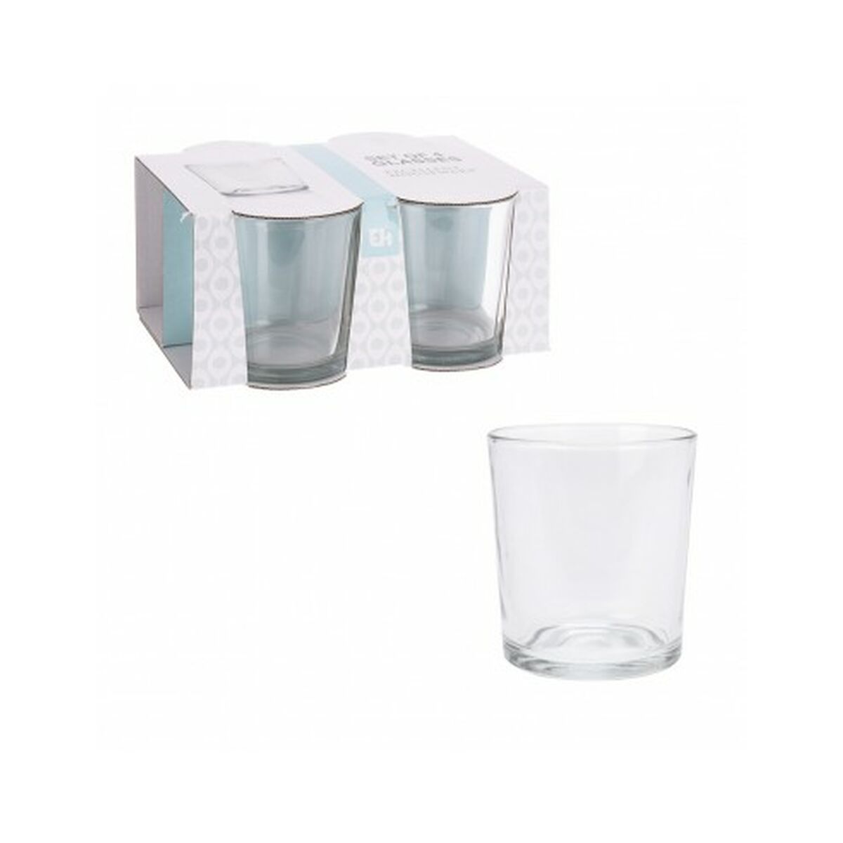 Glazenset Excellent Houseware ye6000410 Transparant Kristal 280 ml (4 Stuks) | Huisbest.nl