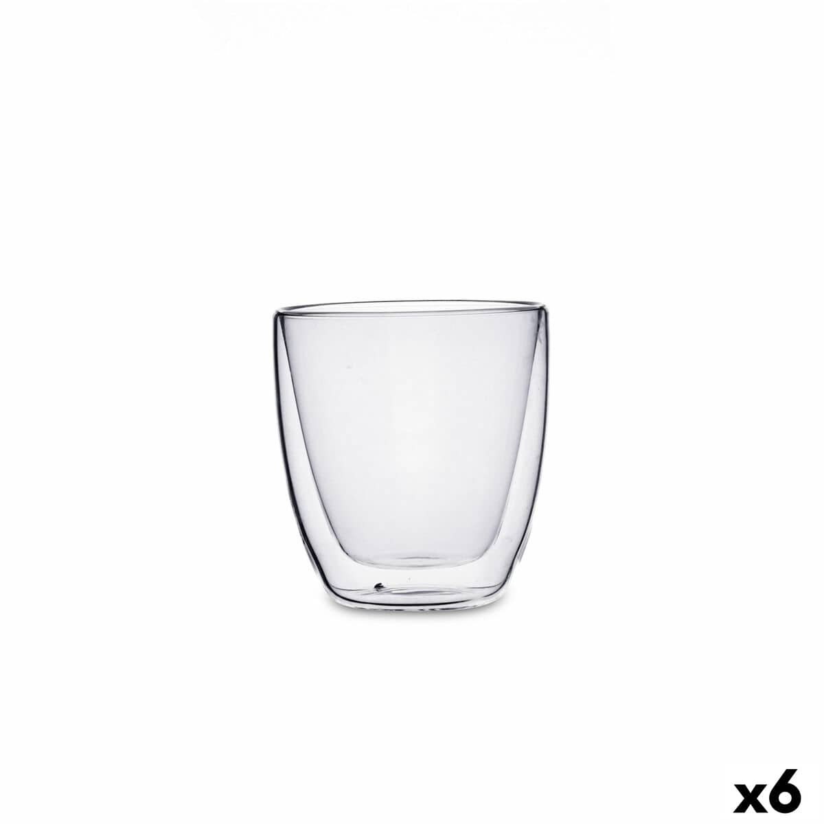Glas Quid Serenia Transparant Glas 200 ml Capuccino (6 Stuks) | Huisbest.nl