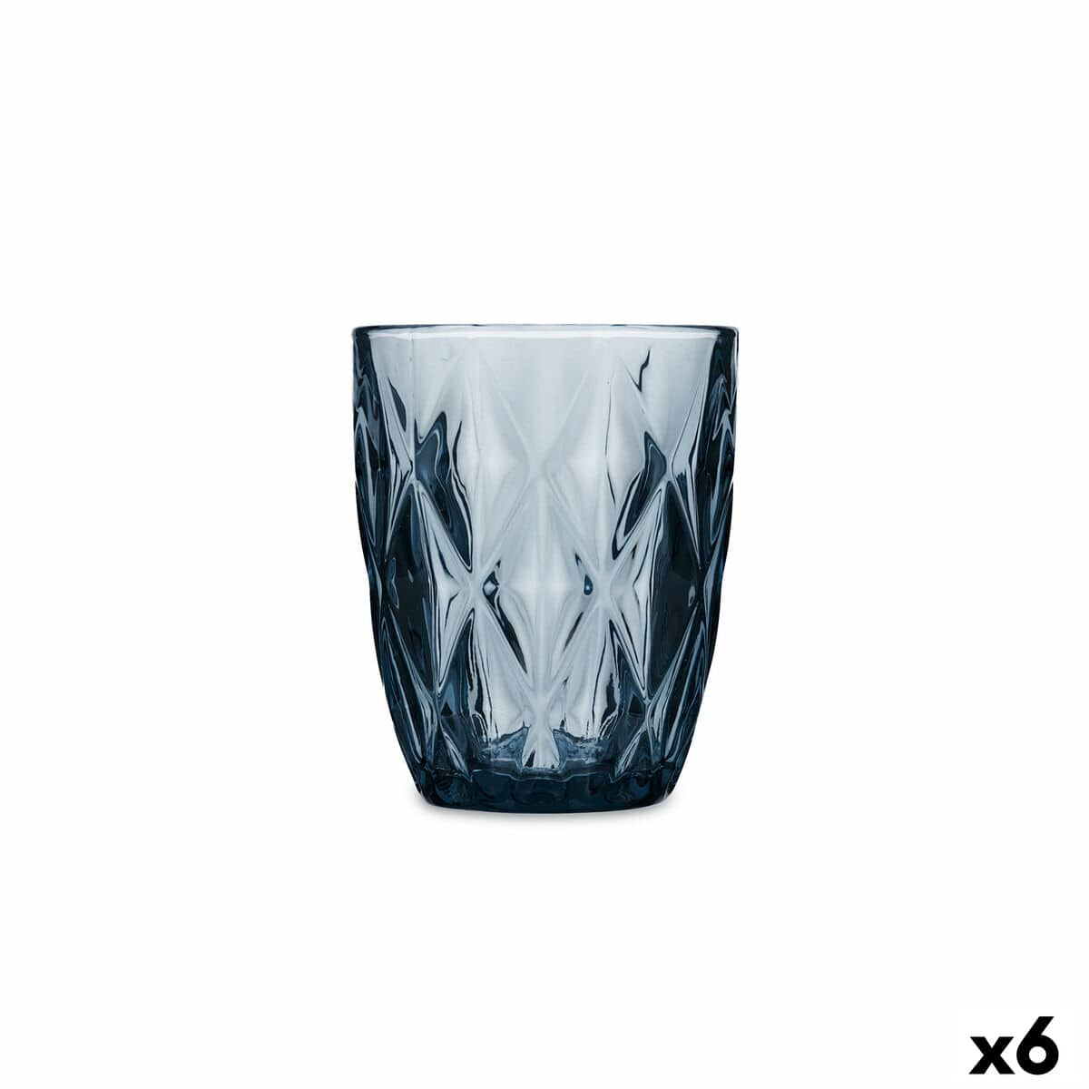 Glas Quid Maia Blauw Glas 280 ml (6 Stuks) | Huisbest.nl