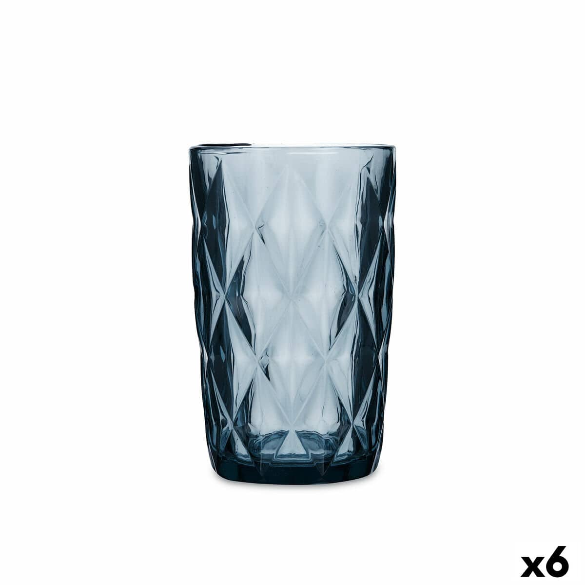 Glas Quid Maia Blauw Glas 400 ml (6 Stuks) | Huisbest.nl
