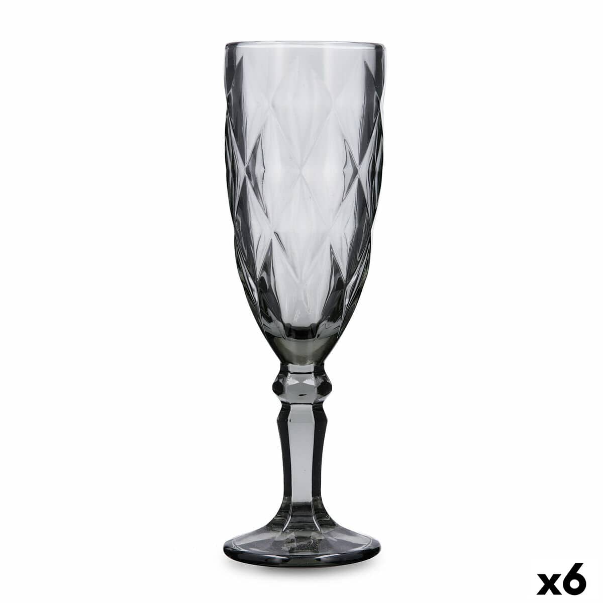 Champagneglas Quid Maia Blauw Glas 165 ml (6 Stuks) | Huisbest.nl