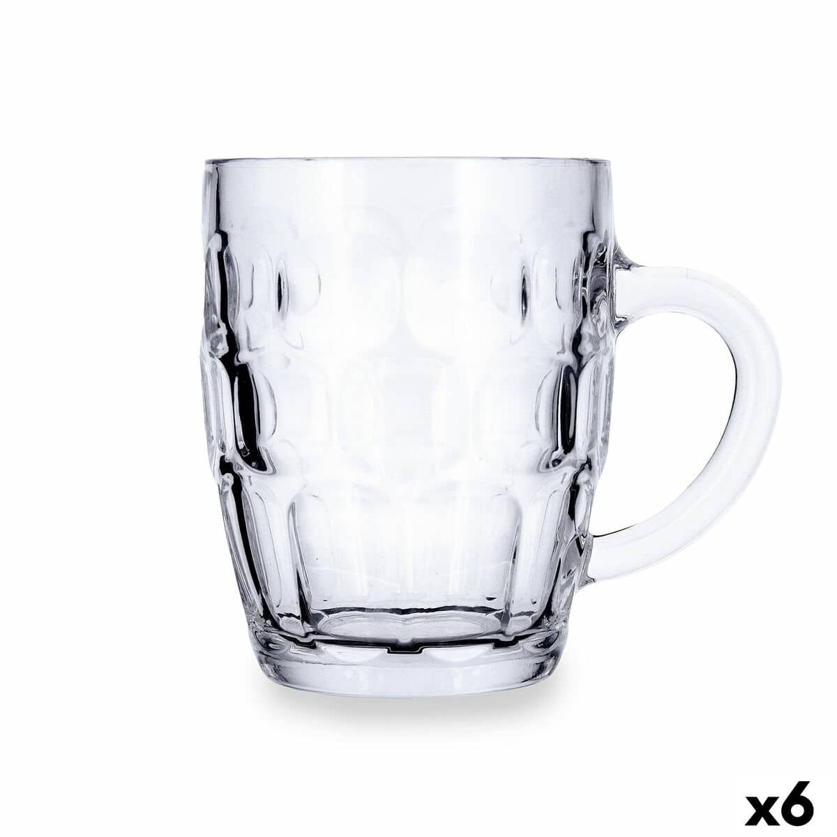 Bierpul Quid Espuma Transparant Glas 560 ml (6 Stuks) | Huisbest.nl