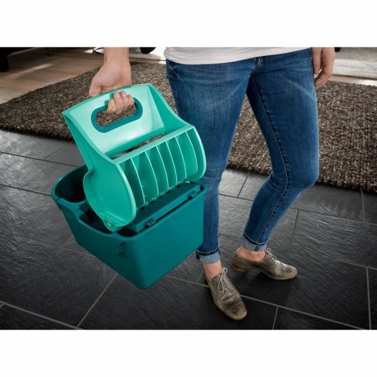 Leifheit Profi Compact dweilpers emmer 8 liter groen