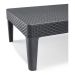 Allibert Jaipur ligstoel grafiet 4 standen 187,5 cm