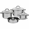 GSW Montreal RVS pannenset inductie 24 cm 7-delig