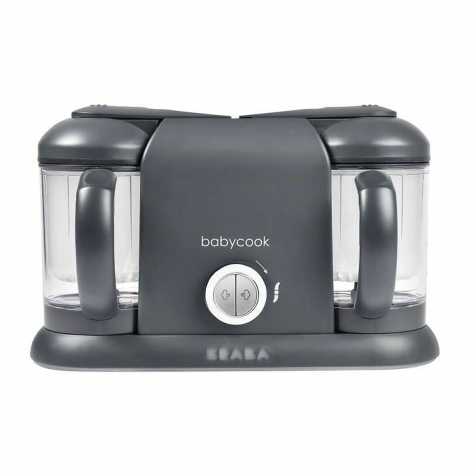 Béaba Babycook Duo babyvoedingmaker grijs 2x 1,1L