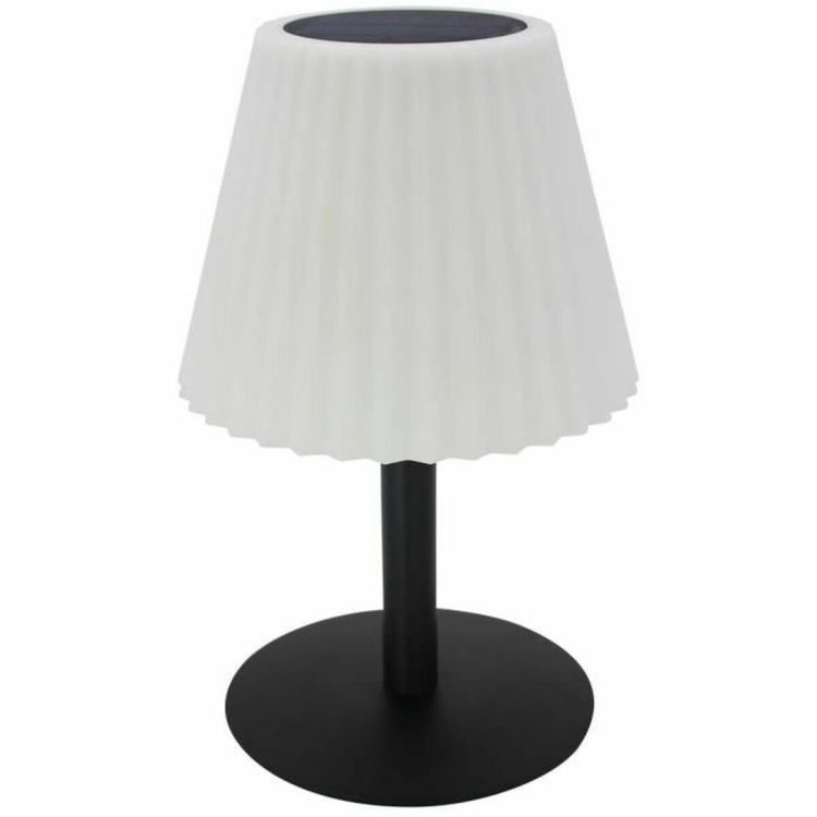 Lumisky Lady Spike Bouffant solar led table lamp white