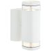 Brilliant Jandy 90968A05 outdoor wall light white IP44 2xGU10 21.3 cm