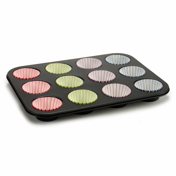 Kinvara 55011 muffinbakplaat 35×26,5 cm + 72 vormpjes
