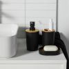 Badset TODAY HOY Zwart Plastic Modern (6 Stuks)