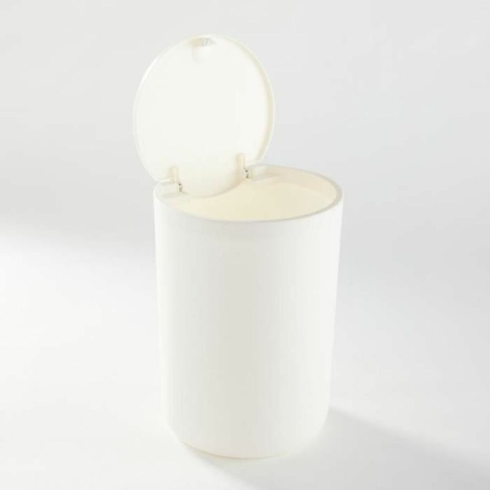 TODAY UTILITY bathroom waste garbage can white 8.5L