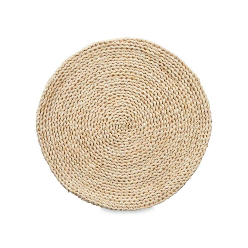 Kinvara ronde placemat esparto 40 cm set van 12